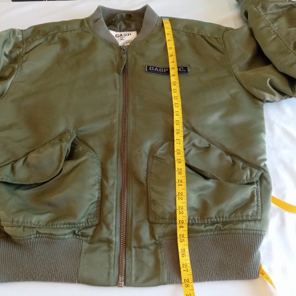 Gasp B15 Air Frame inspired flight bomber utility jacket Size XL - Picture 6 of 10